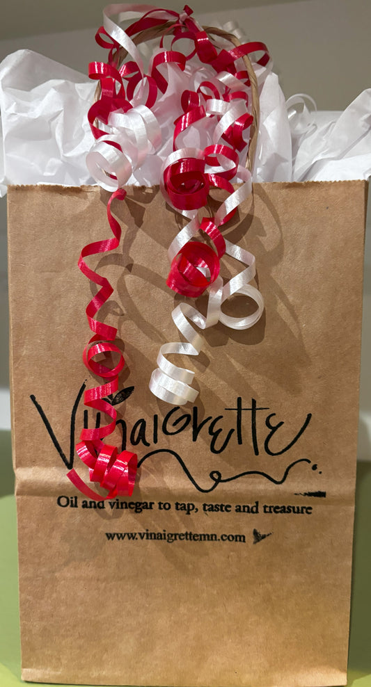 Chili Olive Oil & Watermelon White Aged Balsamic Vinegar Gift Bag