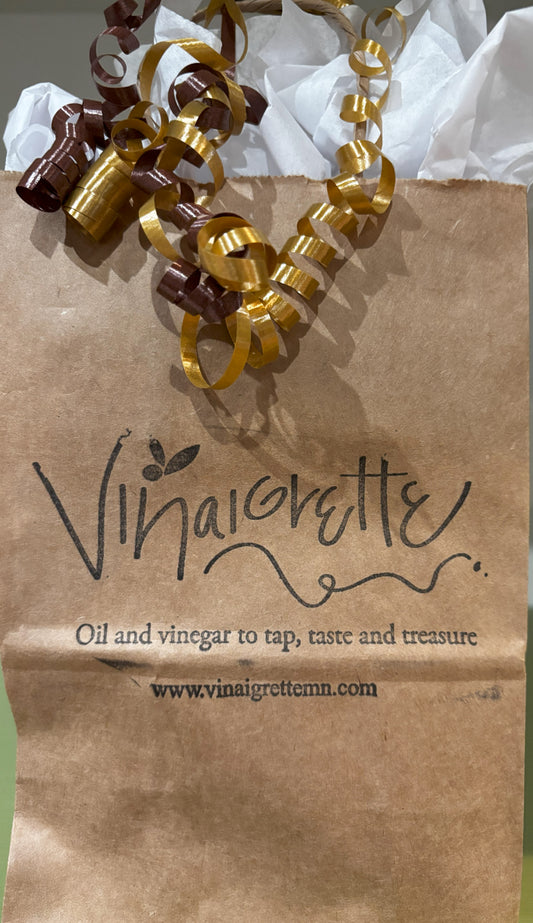 Greek Olive Oil & Cabernet Red Wine Vinegar Gift Bag