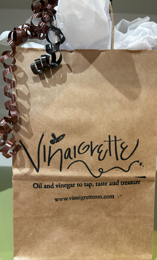 Italian Olive Oil & Chardonnay White Wine Vinegar Gift Bag