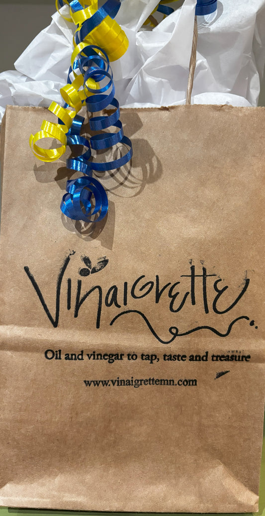 Lemon Olive Oil & Raspberry Balsamic Vinegar Gift Bag
