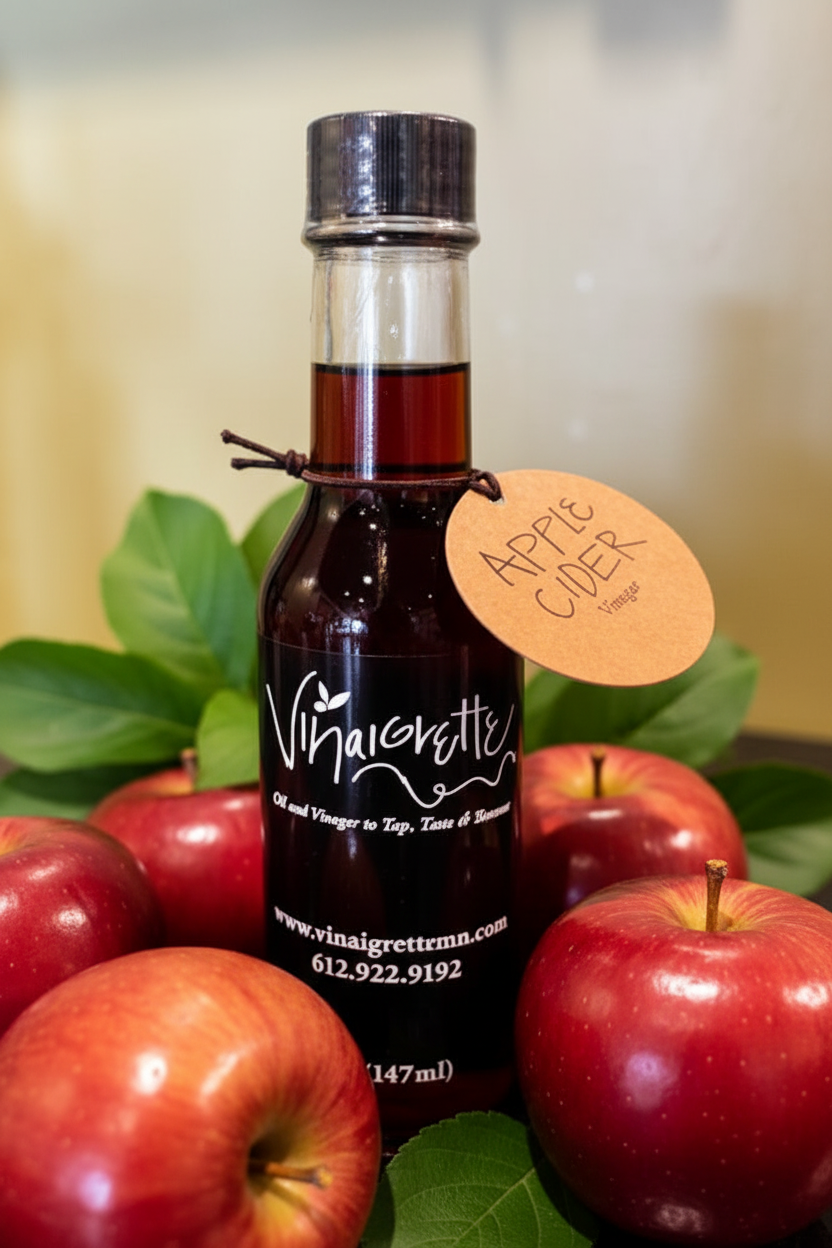 Apple Cider Vinegar Zoomed to Match Tangerine Proportions