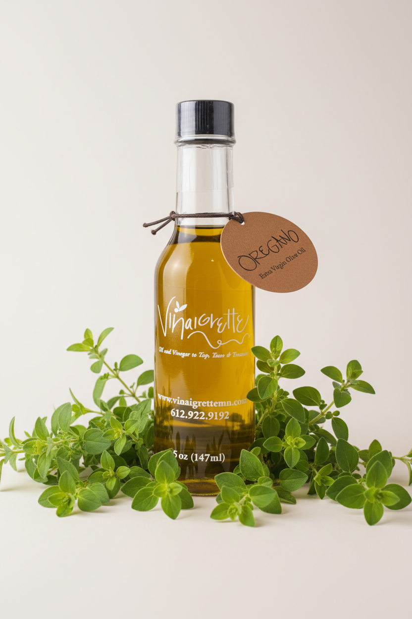 Oregano Olive Oil - Original Tag and Cord